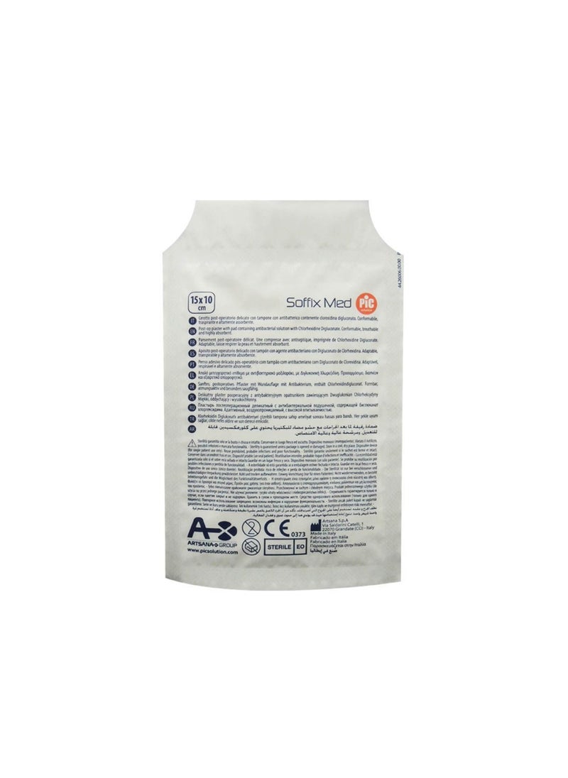 Soffix Med Delicate Post-Op Plaster 15 Cm X 10 Cm 5'S