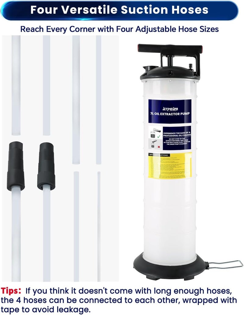 ATPEAM 7L Oil Changer Vacuum Fluid Extractor Pump - Image 5
