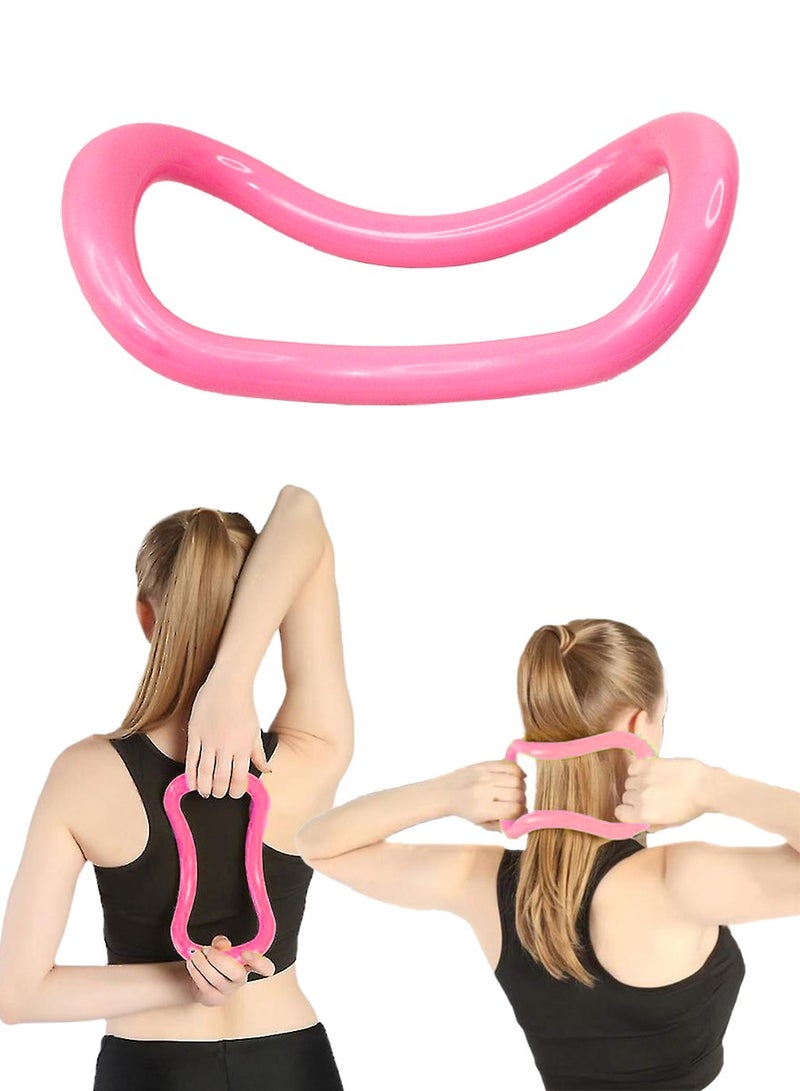 QUTOOB Yoga Stretch Ring For Pilates Exercise And Pilates Stretching, Fitness Equipment For Full Body Toning, Fascia Stretching Ring Training Tool for Shoulder Back Arm Leg, For Muscle Strength and Massage  - Image 1