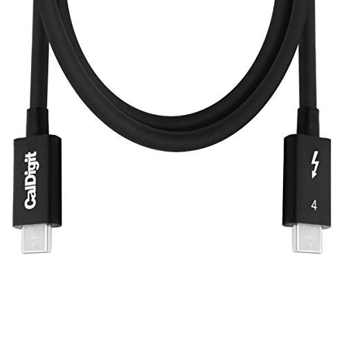 CalDigit Intel Certified Thunderbolt 4 / USB 4 Cable - 40Gbps 100W Charging, Compatible With Thunderbolt 3 & USB-C, 2016+ MacBook Pro, 2020 M1 Macbooks (2.0 Meter) - Image 2