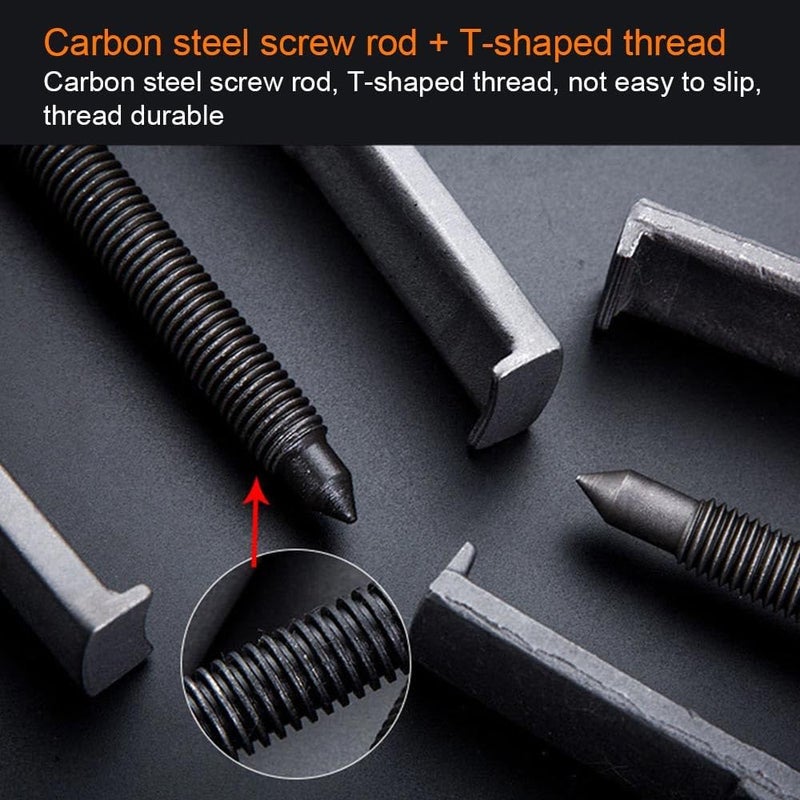 OriGlam Two Jaws Bearing Puller/Remover, Adjustable Two Jaw Puller Tool, Bearing Puller Tool, Carbon Steel Pump Pulley Remover - Image 3