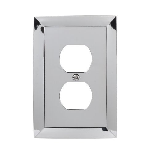 Amerelle 61TCH Studio Wallplate, 1 Toggle, Cast Metal, Polished Chrome, 1-Pack - Image 2