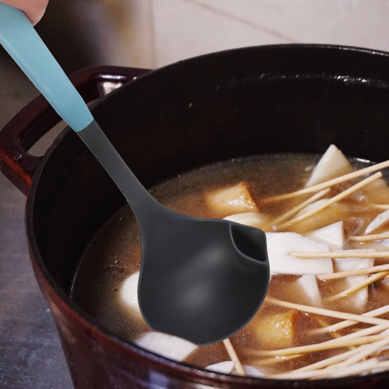 2Pcs Spoons Oil Strainers Household Oil Filter Scoops Cooking Tools ( ) - Image 4