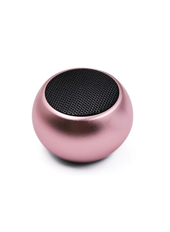 مكبر صوت M3 ميني لاسلكي يعمل بالبلوتوث وردي - Image 1