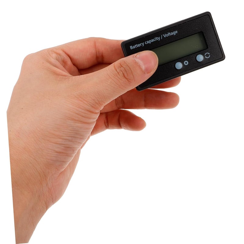 PRETYZOOM 12V Battery Monitor Gauge LED Display for Golf Carts Easy Connection Black - Image 4