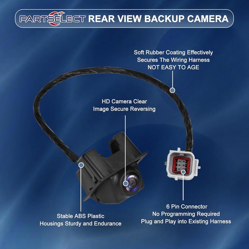 Partselect 23171840 Rear View Backup Camera for Cadillac CTS 2011-2014 - Image 3