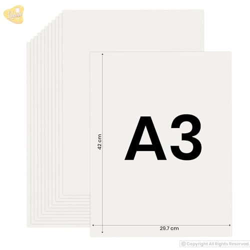 Paraspapermart A3 Off White Cardstock Paper - 175 GSM for Art, Crafts, and Project Work, Printing, Etc, (Pack of 25) - Image 2