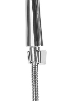 Epsilon Hand Shower Set- EPSBA1535 Round Shape, 100 mm Diameter, 245 mm Length Plastic Material Bathroom Fitting, UV Plated with 1.2 m Stainless Steel Hose and Holder  - Image 2