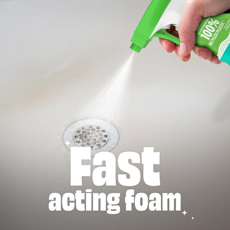 Scrubbing Bubbles Easy Clean Foaming Multipurpose Bathroom Cleaner Spray, Bottle Made from 100% Recycled Plastic, 32 Ounce Spray - Image 5