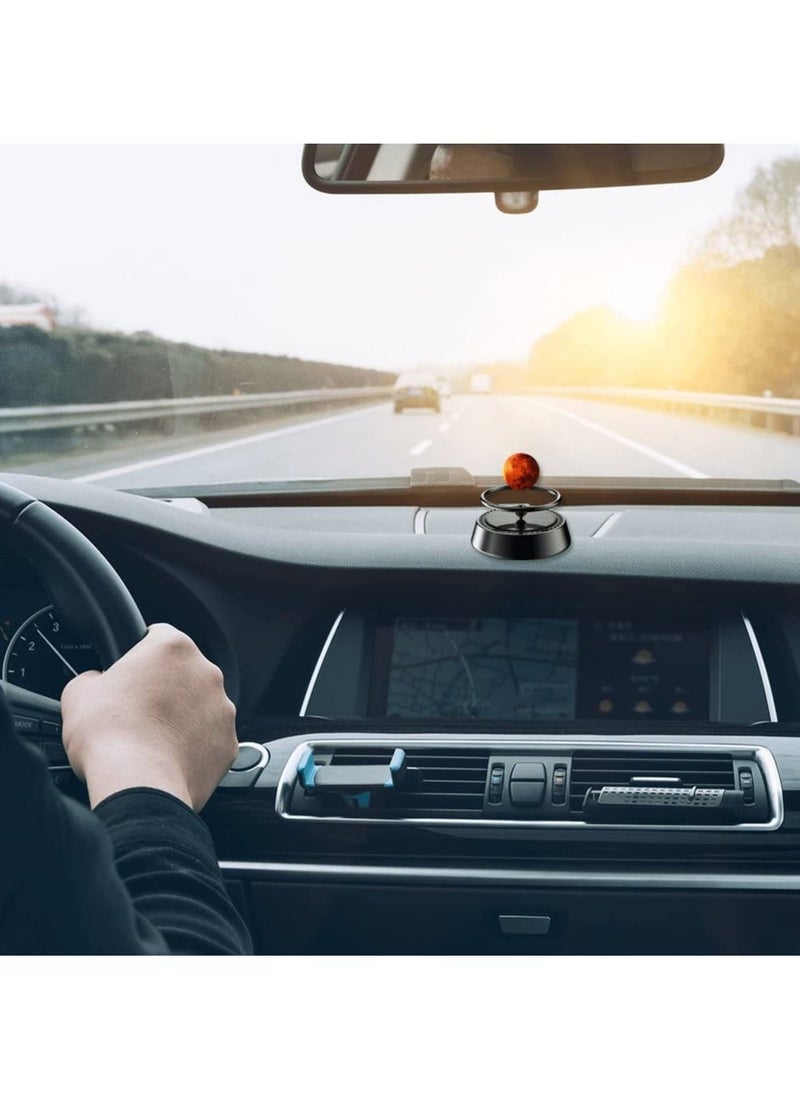 SYOSI Car Air Freshener, Car Aromatherapy Diffuser Solar Rotating Car Air Freshener Diffuser Car Interior Decor Natural Long-lasting Fragrance Aromatherapy - Image 2