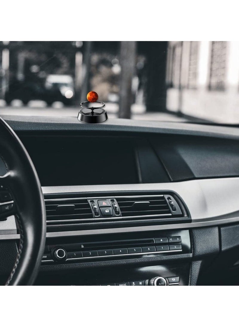 SYOSI Car Air Freshener, Car Aromatherapy Diffuser Solar Rotating Car Air Freshener Diffuser Car Interior Decor Natural Long-lasting Fragrance Aromatherapy - Image 3