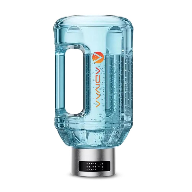 Adivaa Hydrobeast Hydrogen Water Bottle with LED Display | 8000+ PPB Generator | BPA-Free Tritan Gym Bottle | Energy Boost Antioxidant Rich Water Detox & Portable Fitness Bottle for Men Women -1500Ml - Image 5