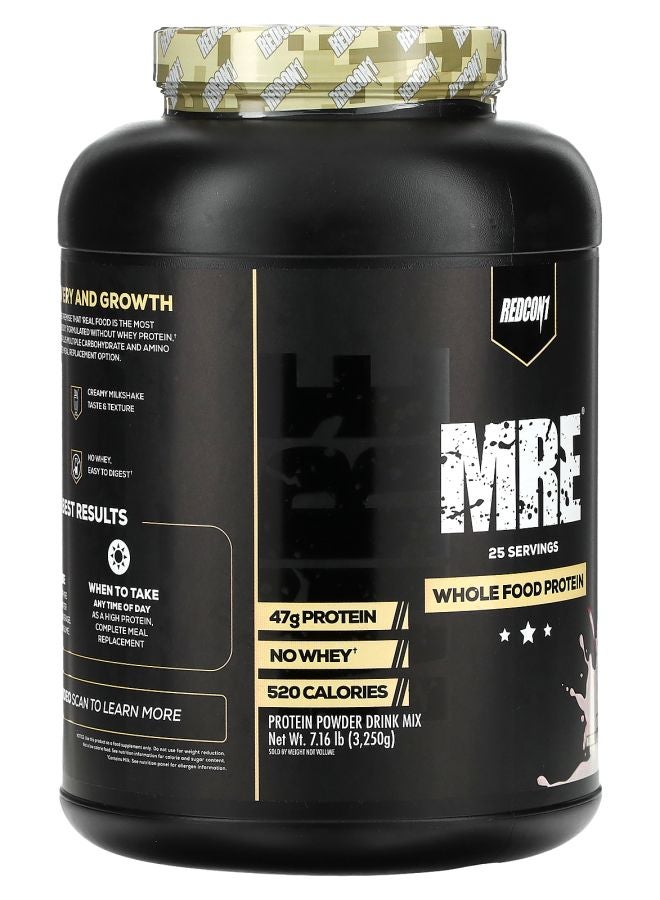 REDCON1 MRE Whole Food Protein Vanilla Milkshake 7.16 lb (3250 g) - Image 2
