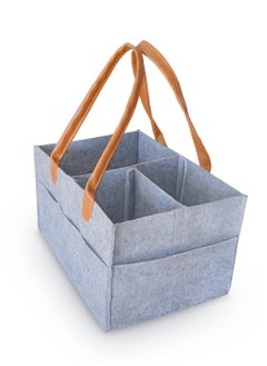 ORiTi Diaper Caddy Bag for Smart Mothers Baby Diaper Caddy Organizers Baby Wipes Felt Storage  - Image 1