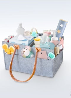 ORiTi Diaper Caddy Bag for Smart Mothers Baby Diaper Caddy Organizers Baby Wipes Felt Storage  - Image 3