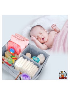ORiTi Diaper Caddy Bag for Smart Mothers Baby Diaper Caddy Organizers Baby Wipes Felt Storage  - Image 2