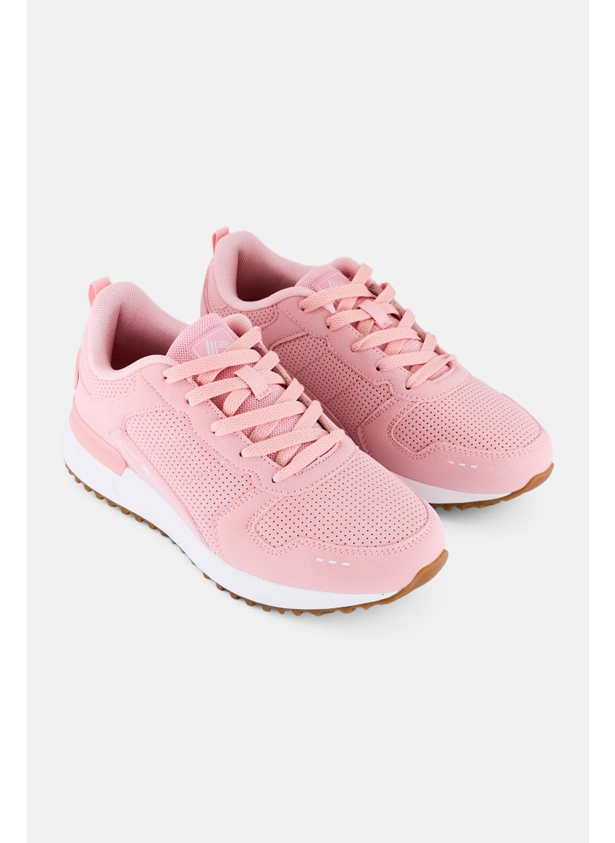 RBX Women Lace Up Outdoor Shoes, Pink  - Image 1