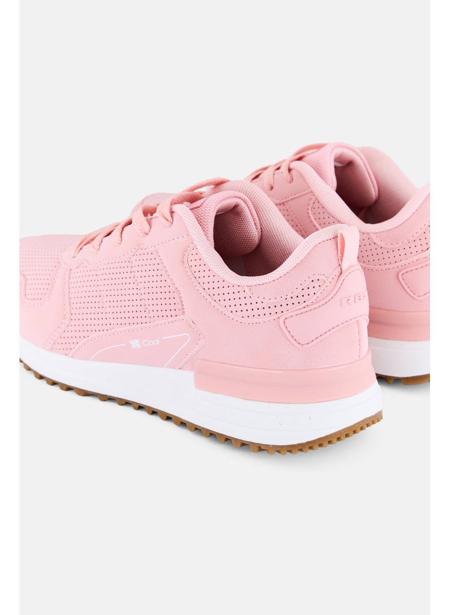 RBX Women Lace Up Outdoor Shoes, Pink  - Image 2
