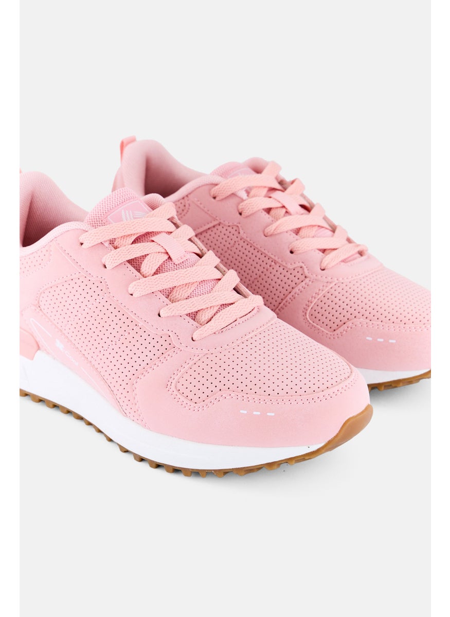 RBX Women Lace Up Outdoor Shoes, Pink  - Image 3
