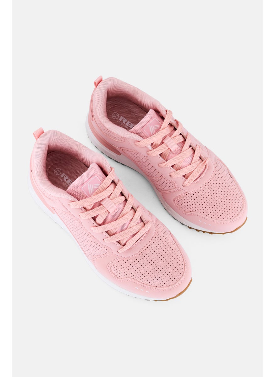 RBX Women Lace Up Outdoor Shoes, Pink  - Image 4