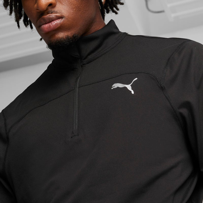 بوما بلوفر للرجال RUN CLOUDSPUN Quarter-Zip - Image 2