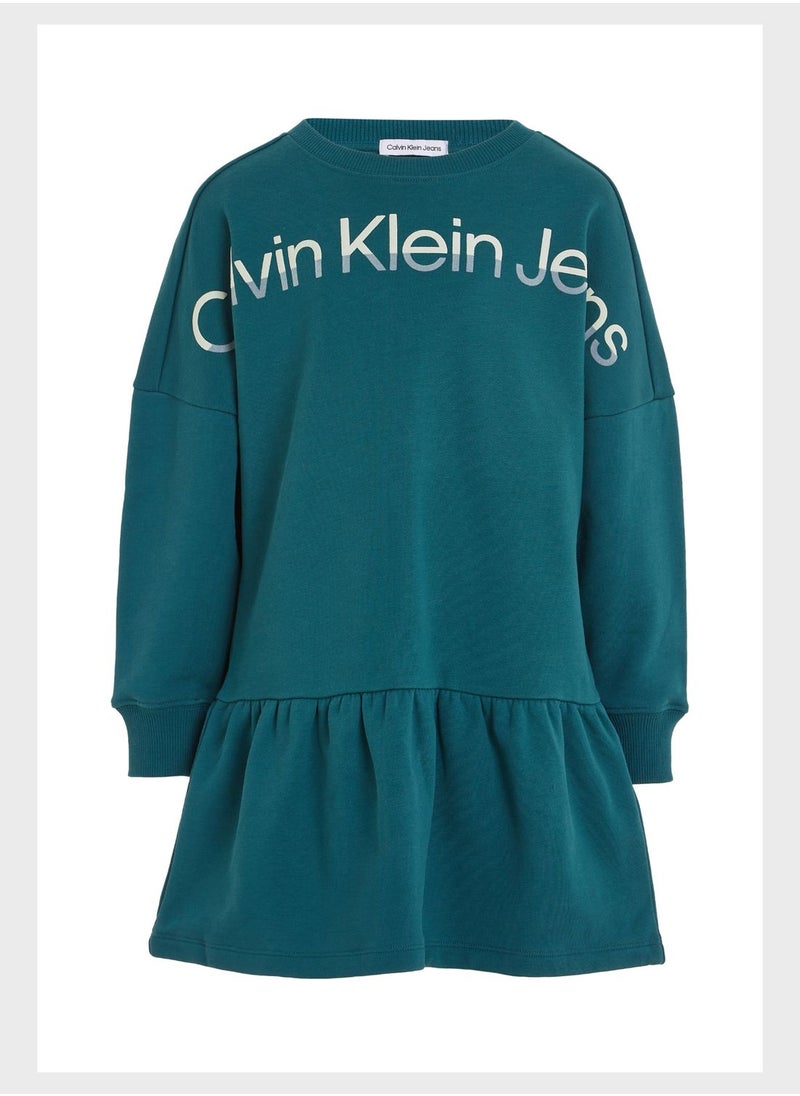 Calvin Klein Jeans - Kids Logo Midi Dress - Image 1