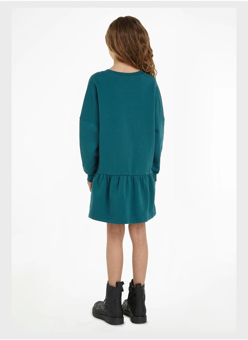 Calvin Klein Jeans - Kids Logo Midi Dress - Image 1