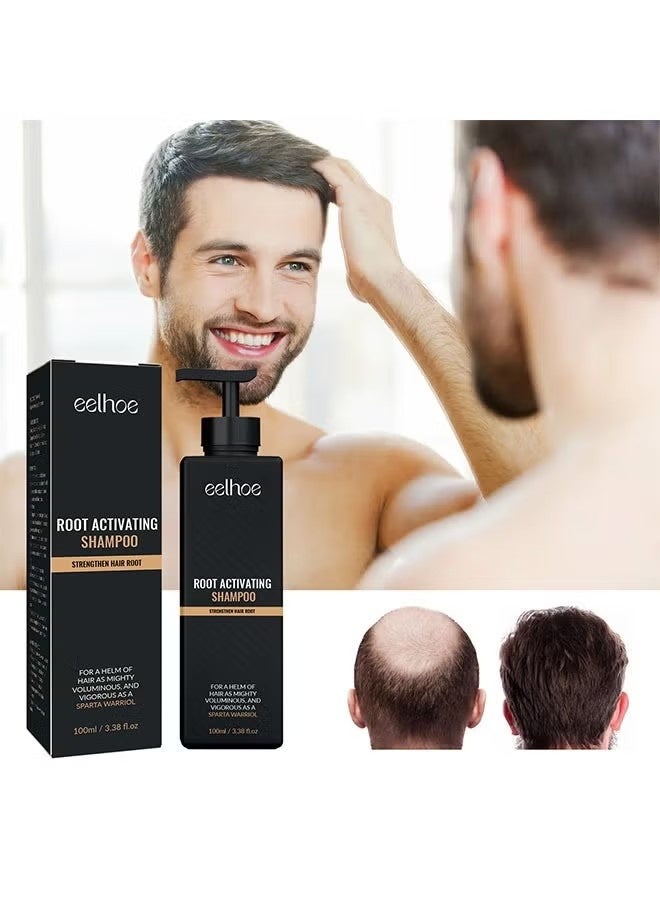 إيلهو شامبو منشط جذور الشعر تعزيز جذور الشعر لمنع تساقط الشعر ، الشعر الكثيف ، رقيق ، لينة وقوية إصلاح الشعر شامبو الرعاية - Image 1