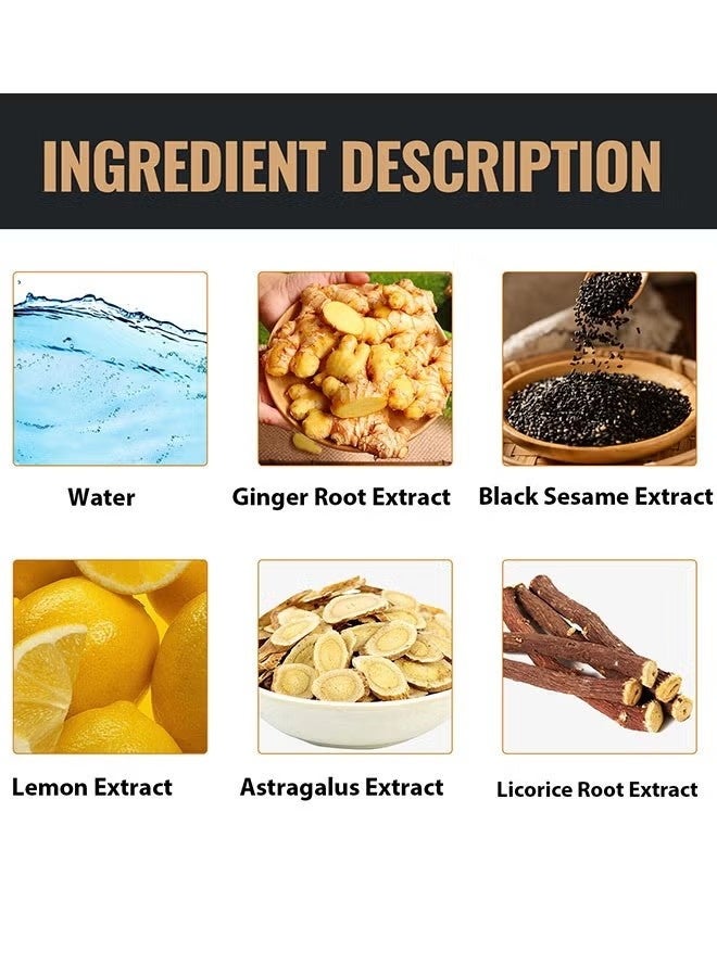 إيلهو شامبو منشط جذور الشعر تعزيز جذور الشعر لمنع تساقط الشعر ، الشعر الكثيف ، رقيق ، لينة وقوية إصلاح الشعر شامبو الرعاية - Image 3