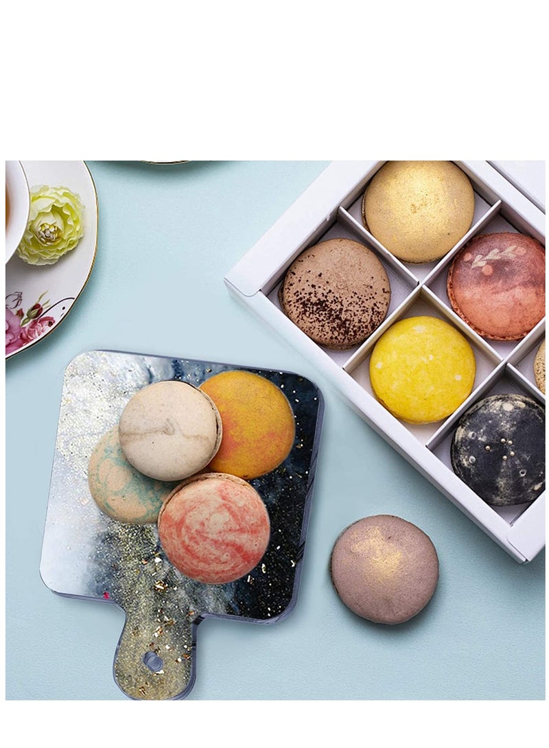 قوالب راتنج السيليكون DIY، 3 قطع قوالب صب الراتنج، قوالب صينية تقديم مربعة لقاعدة راتنج الإيبوكسي، رائعة لتزيين المنزل، فن رسم راتنج موجة المحيط - Image 5