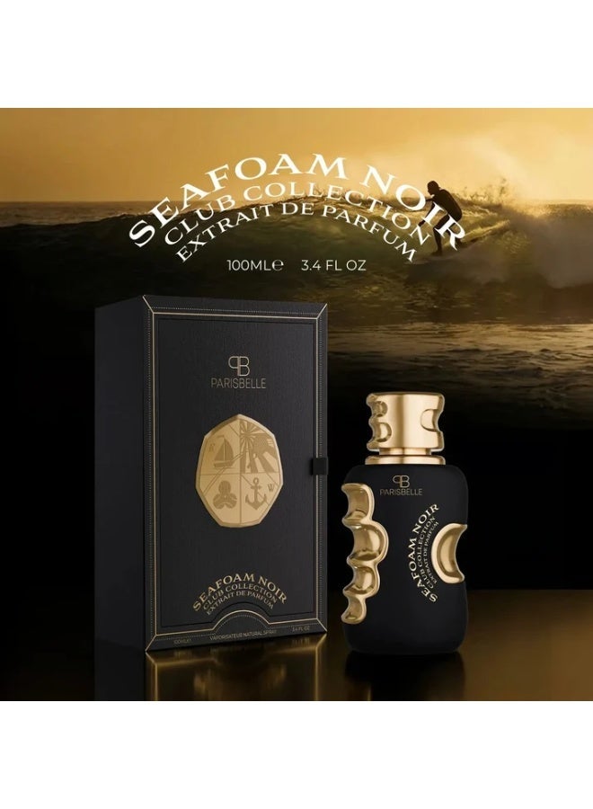 Parisbelle Paris Belle Seafoam Noir Eau De Parfum 100ML Unisex Aquatic Aromatic Musk Long Lasting Perfume - Image 3