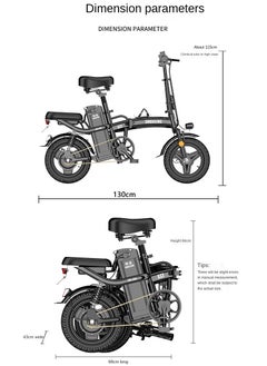 Gasin Folding Electric Bicycle With A Range Of 120 Kilometers Electric Scooter Ultra-light Scooter  - Image 5