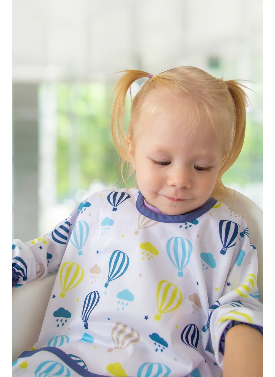 Baby Jem Babyjem Printed Sleeved Baby Bib 784  - Image 3