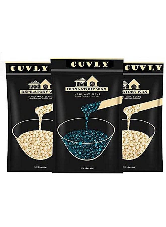 CUVLY Beads Wax Hair Removal Cream Wax Beans For Hand,Legs,Bikini,Body Hair Removal Wax For Men And Women (Waxing Kit) (100 gm) - Image 1