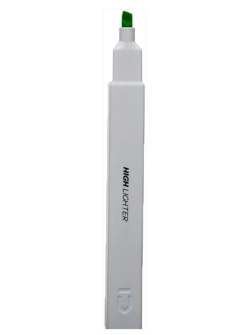 M&G Chisel Tip Non Toxic Highlighter - green No: AHMU1602 - Image 3