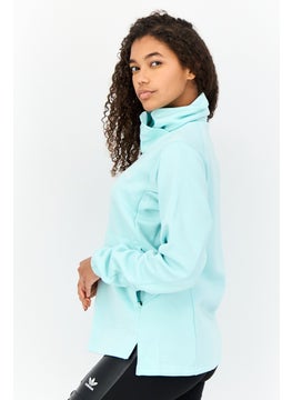 Adidas Women Sportswear Fit Terrex Long Sleeves Outdoor Sweatshirt, Turqouise  - Image 3
