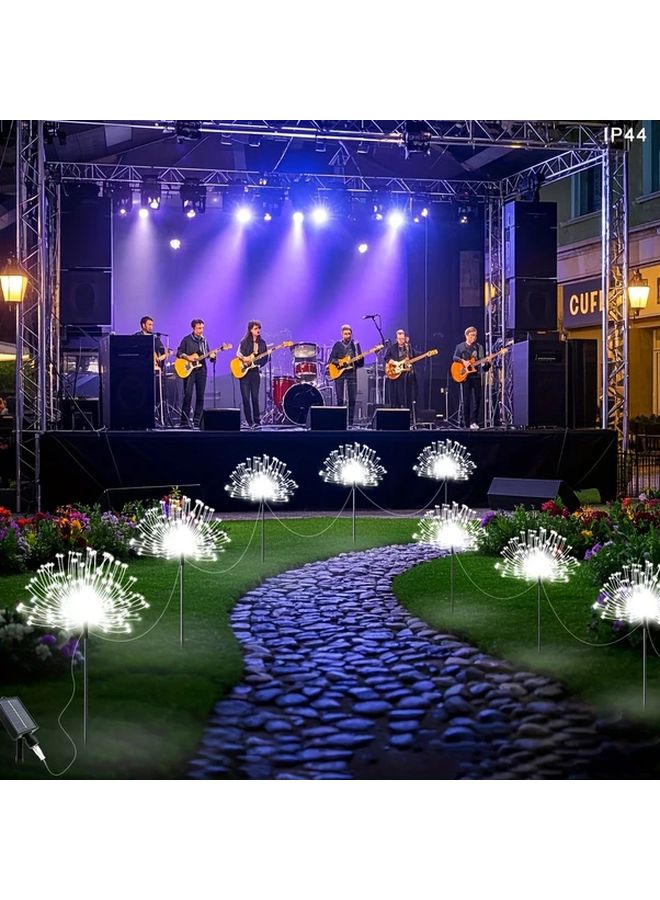 5Pcs Solar LED Starburst Lights 400 LEDs 8 Modes IP44 Multi Color Outdoor Garden - Image 4