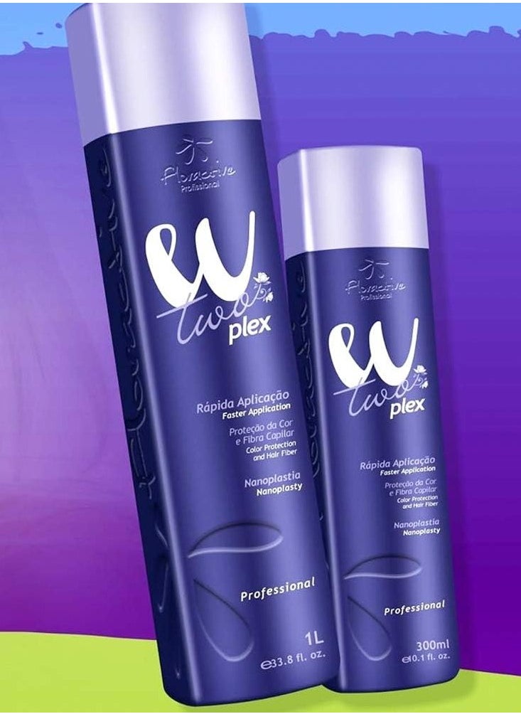 Floractive - Floractive Professional WTwo Plex Progressive Straightening with Color Protection – 1000ml - Image 1