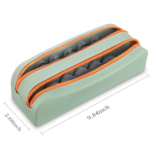 AITIME Portable Daily Contact Lens Organizer,Disposable Contact Lens Dispenser,Travel Color Contact Lens Storage Case Kit with Labeled R & L(Gery) - Image 3