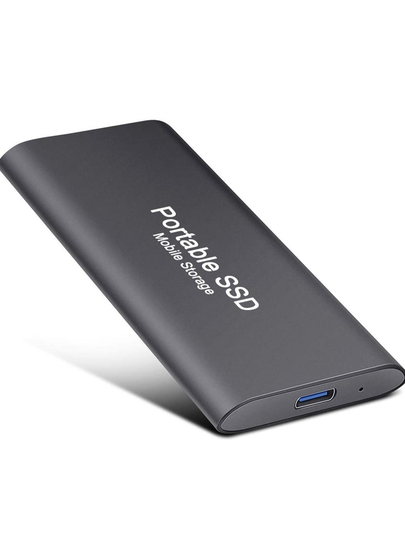 SSD 16TB Portable SSD External Solid State Drive USB 3.1 Type-C External SSD Hard Drive 3-Year Warranty Reliable Storage for Gaming/Students/Professionals 16TB, Greay  - Image 1