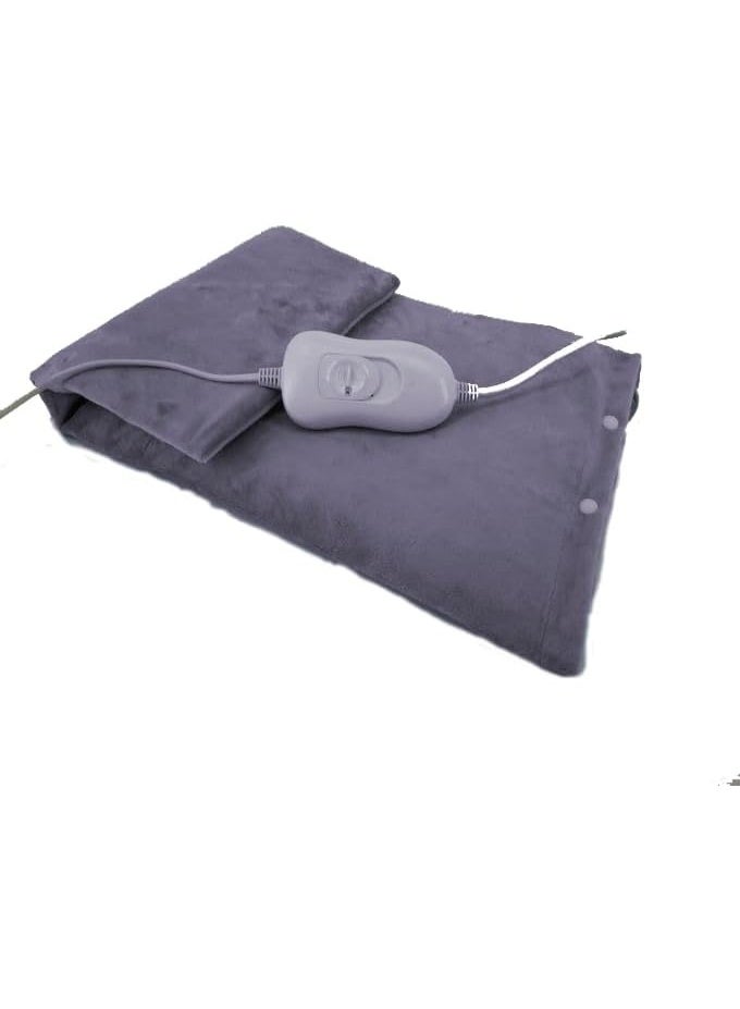 وسادة تدفئة كهربائية بحجم كبير 30×60 سم – علاج حراري لتخفيف ألم الظهر والرقبة والكتف – ناعمة وسريعة التسخين ومناسبة للاستخدام اليومي - Image 1