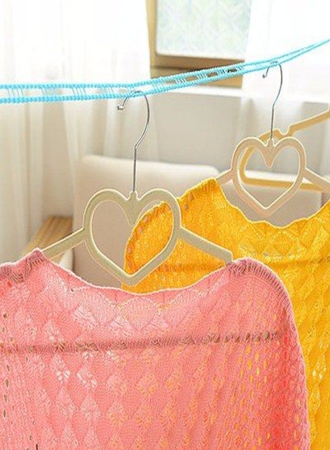 SpiderJuice 1Pc 5 Meter Clothesline Creative Useful Durable Nylon Non Slip Laundry Lingerie Underwear Camping Travelling Indoor Outdoor Clothes Drying Rope Line with Metal Hooks at end - Image 2