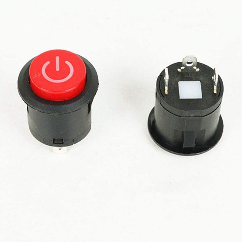 HUA 2Pcs 6V 12V Button Start Power Supply Switch Accessory for Kids Electric Cars Cars Children Electric Ride on Toys Replacement Parts - Image 4