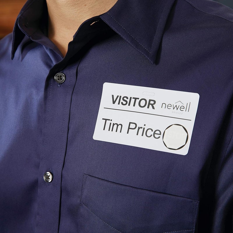 DYMO Authentic LW Name Badge Labels with 12-Hour Expiration Notification Disks, White, 2-1/4" x 4", 250 Labels - Image 5