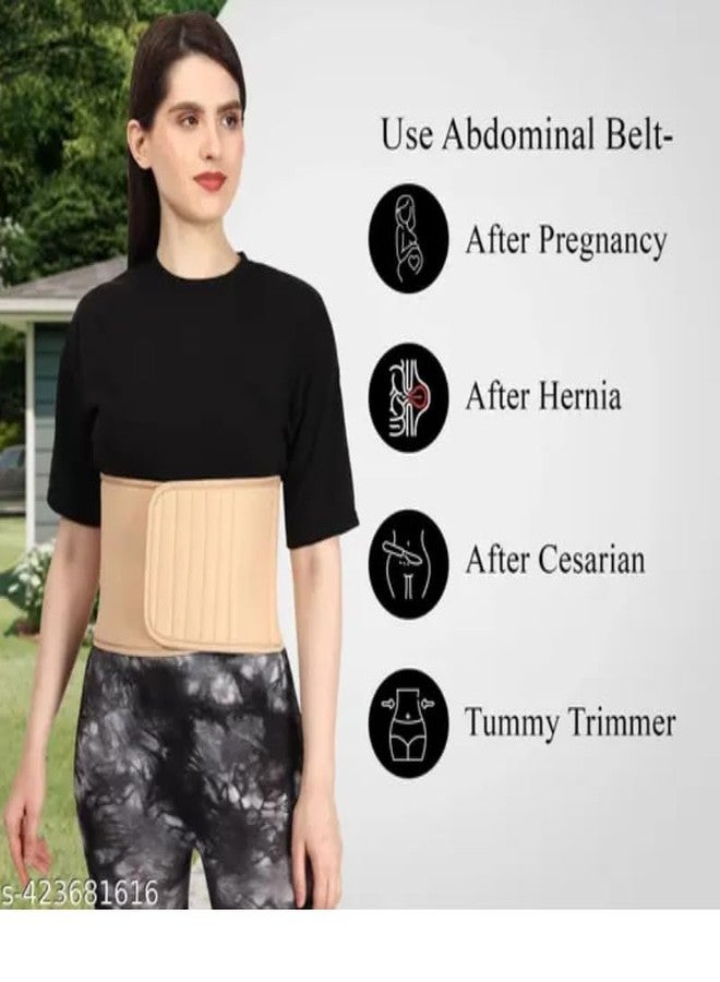 MEDTRIX Abdominal Belt Waist Support Back Support Back & Abdomen Beige - XXL - Image 2