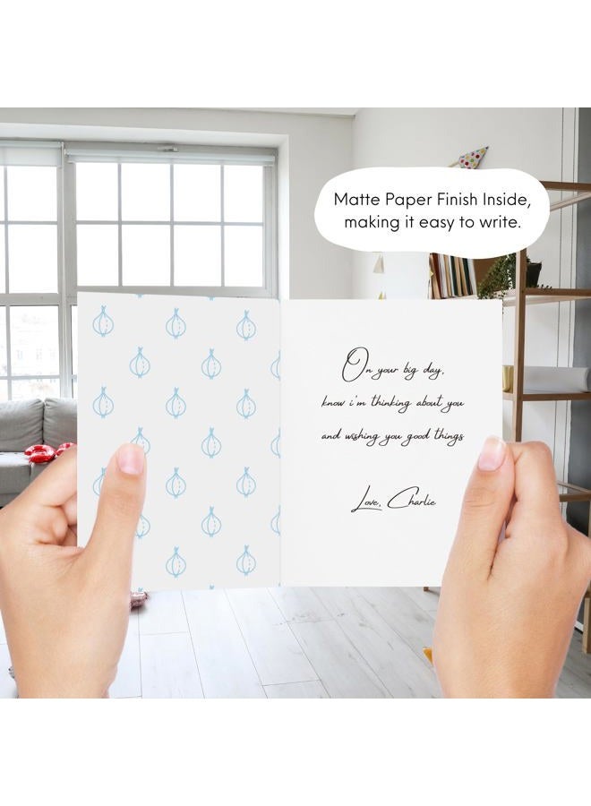 ALY LOU Funny Graduation Card – Punny Greeting Card by Aly Lou | Congratulations, New Job, Promotion, New Home, College, Employee, Coworker, Friend, Him, Her | Blank Inside (I'm Not Crying, You're Crying! So - Image 4