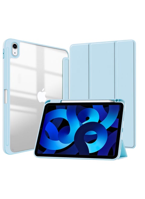 غطاء حماية صلب لجهاز iPad 2022 (الجيل العاشر) مقاس 10.9 بوصة أزرق