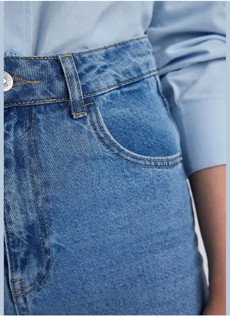 ديفاكتو Woman Wide Leg Denim Trousers