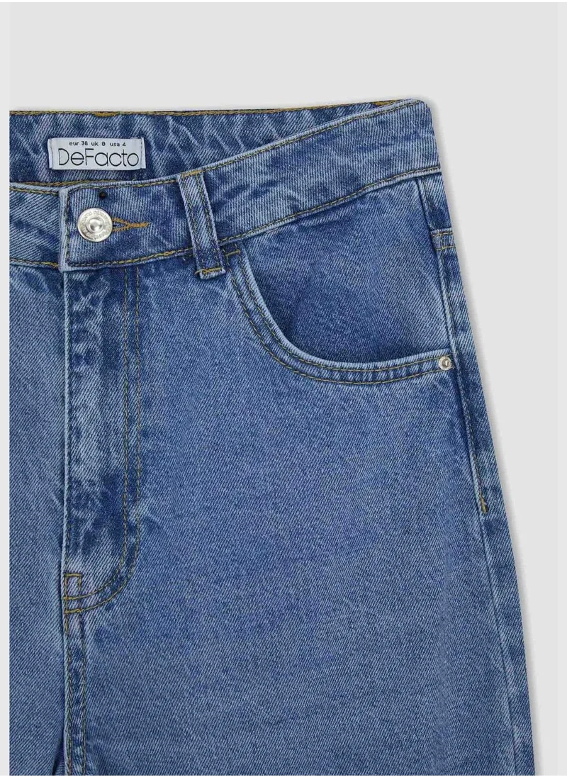 ديفاكتو Woman Wide Leg Denim Trousers
