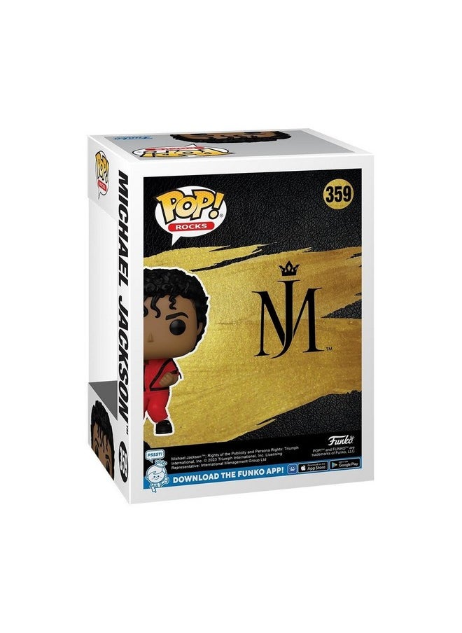 Funko Funko POP! Rocks: Michael Jackson - (Thriller) - Collectable Vinyl Figure - Gift Idea - Official Merchandise - for Kids & Adults - Music Fans - Model Figure for Collectors and Display  - Image 3